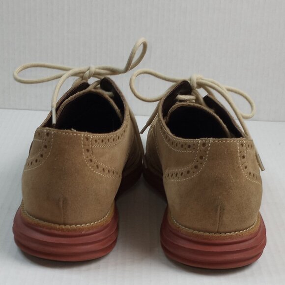 Cole Haan Lunargrand Wingtip Milkshake Suede Loafers main image 5